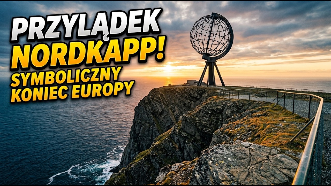 Przylądek Nordkapp - symboliczny koniec Europy.