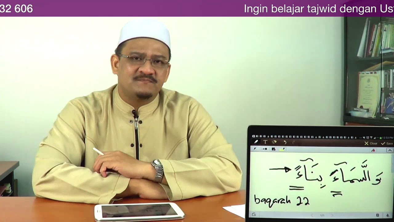 OH.. INI RUPANYA SEBAB HURUF HAMZAH BERTANWIN BARIS ATAS DI BACA  2 HARKAT KETIKA WAKAF