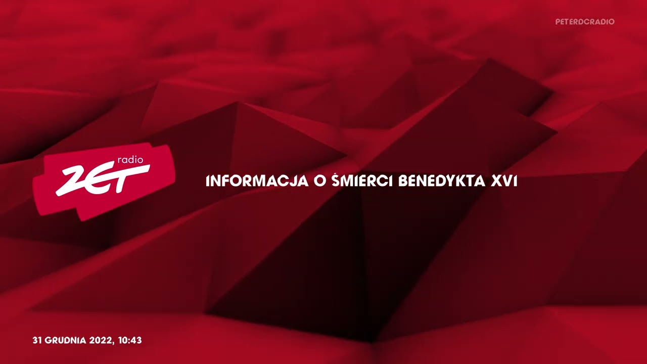 Radio Zet - informacja o śmierci Benedykta XVI (31.12.2022)