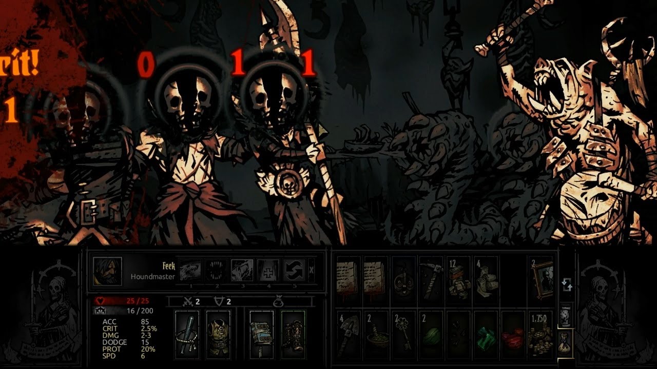 Darkest Dungeon - Torchless bloodmoon mission