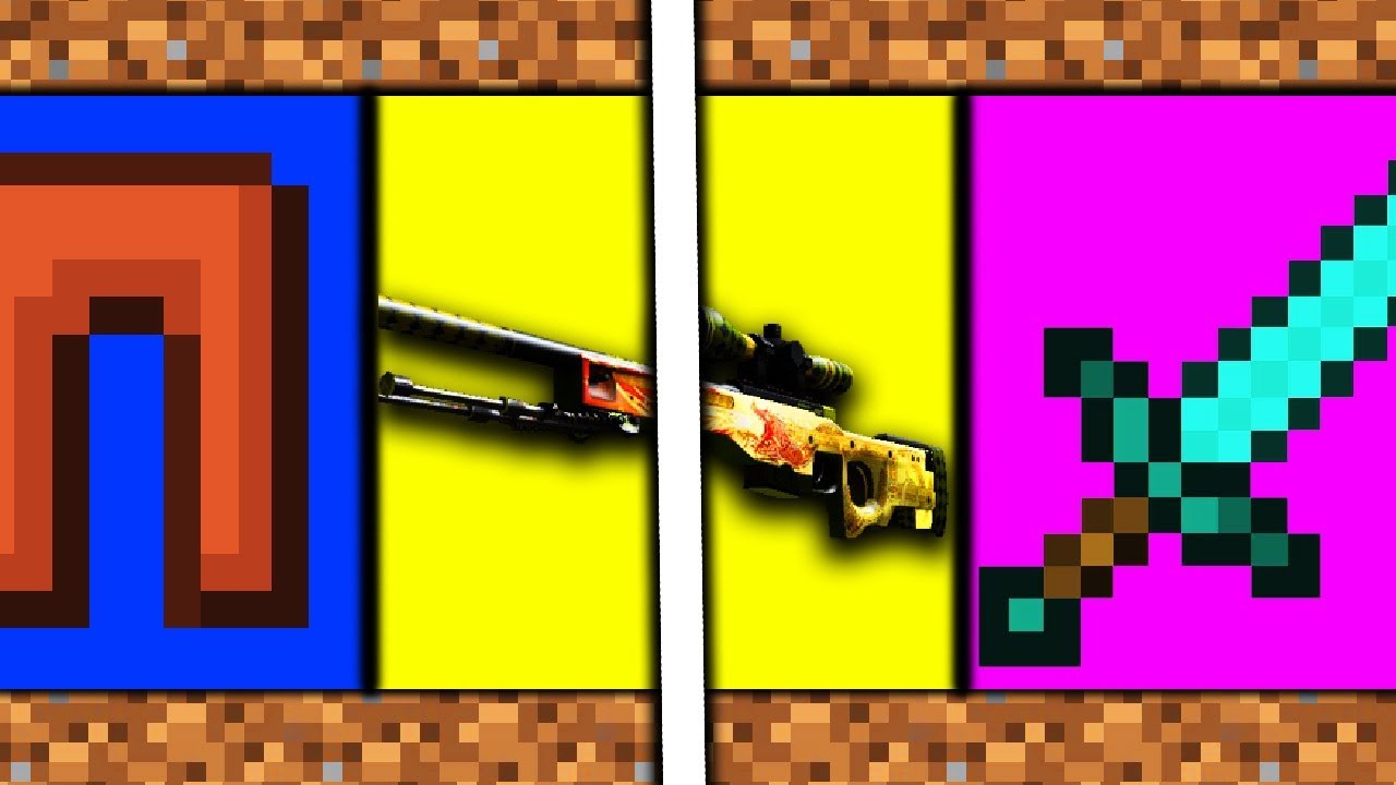AWP DRAGON LORE! - MINECRAFT OPENING SKRZYNEK - PRO VS NOOB