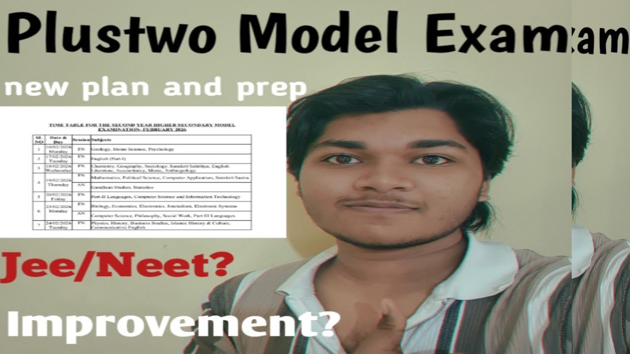 Plustwo Model Exam Timetable Changed🥲my next plans? Starting from zero🥲 #exampreparation #studyvlog