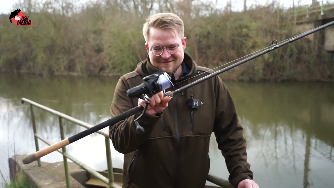 Feedern am kleinen Fluss mit neuer Rolle | MS Range BL-Carbon zum Friedfischangeln