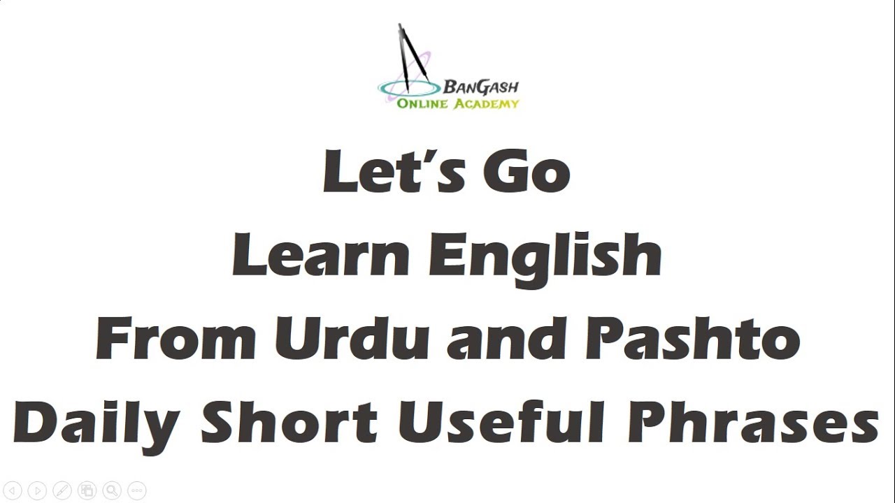 Lesson 61 - Learn English Language from Urdu/Pashto || English Language Education/English Spoken