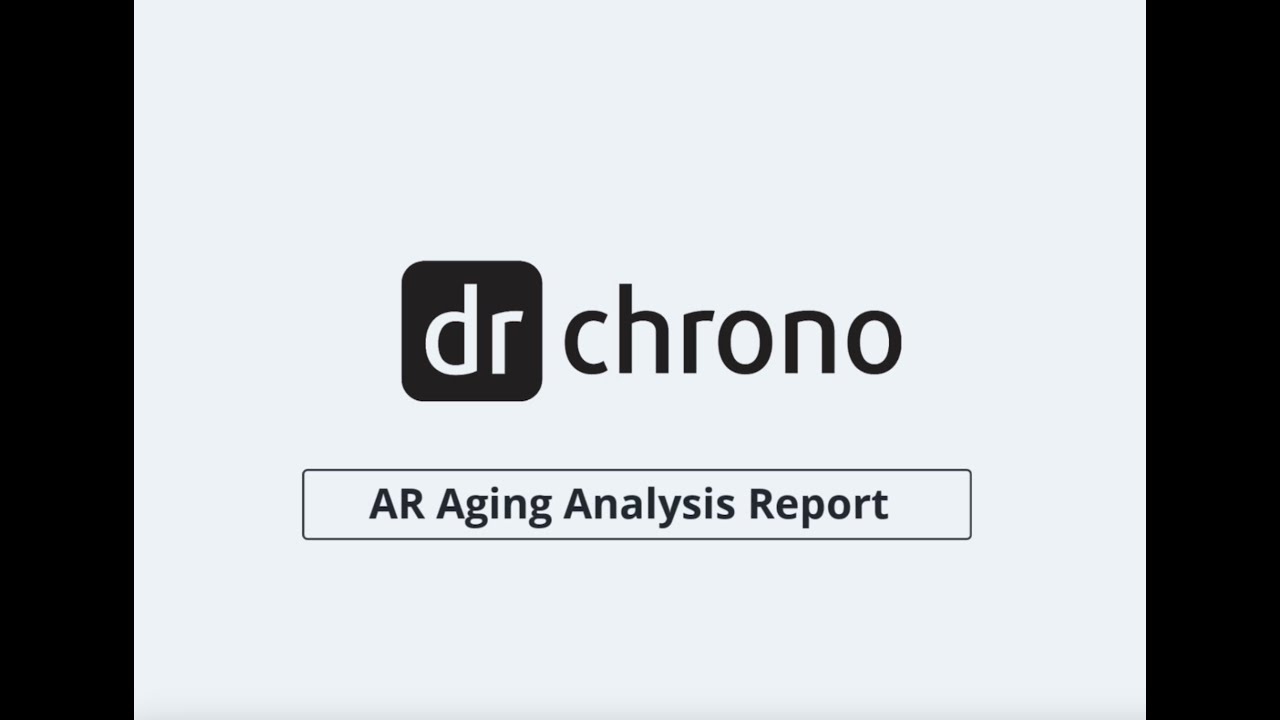 Training: DrChrono Billing | AR Aging Report