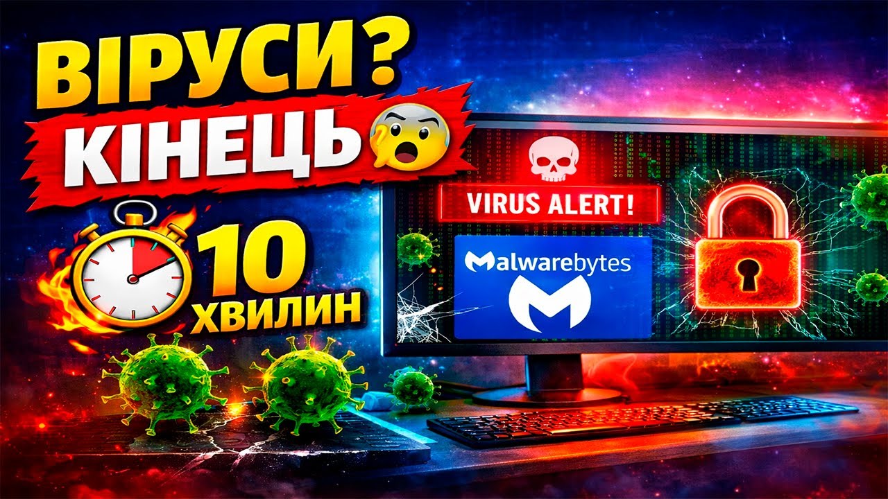 Віруси зникнуть Видалення вірусів з ПК Malwarebytes