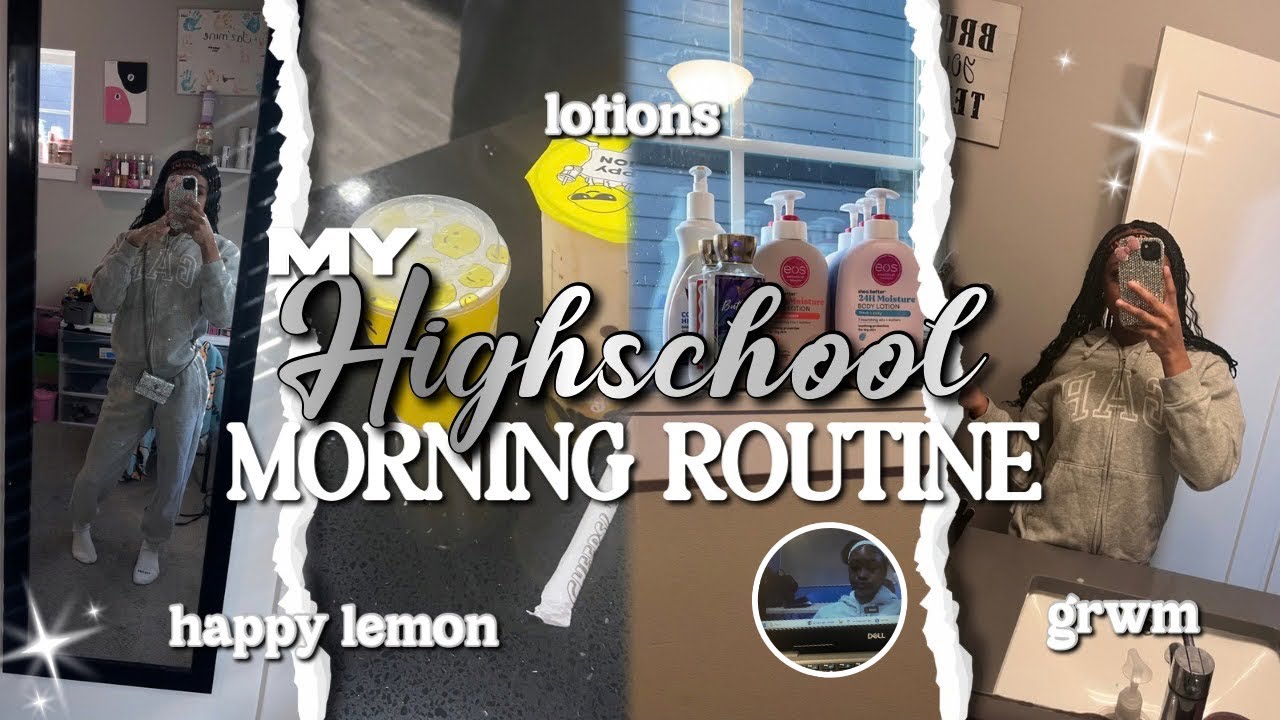MY HIGHSCHOOL MORNING ROUTINE|| grwm, mascara, chitchat, + more