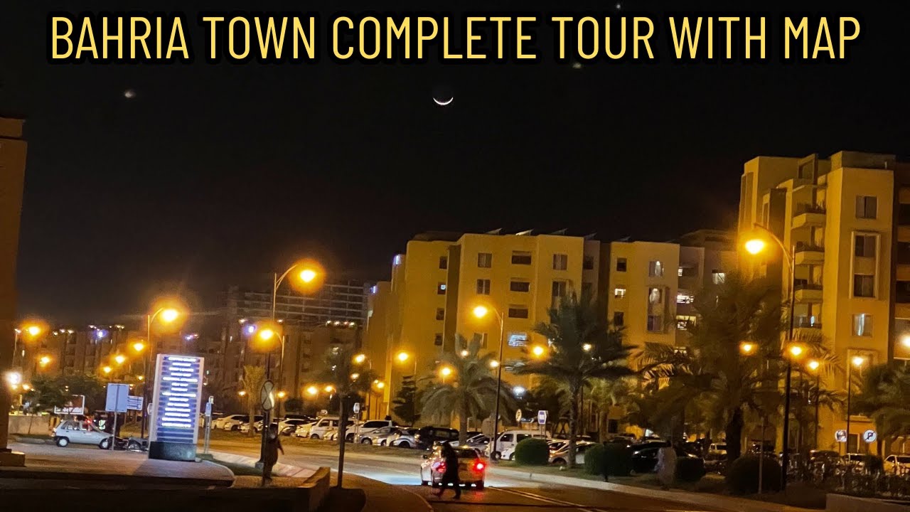 Bahria Town Karachi complete tour with BTK Map and Google Map