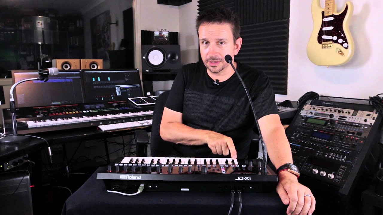 Roland JD-Xi Synthesizer - Building a Track From Scratch