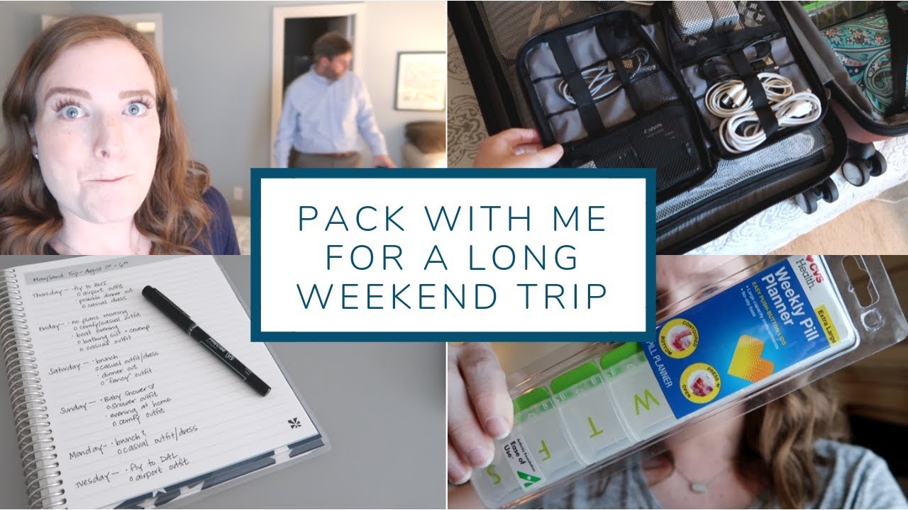 Pack With Me for a Long Weekend in Maryland | Packing Vlog