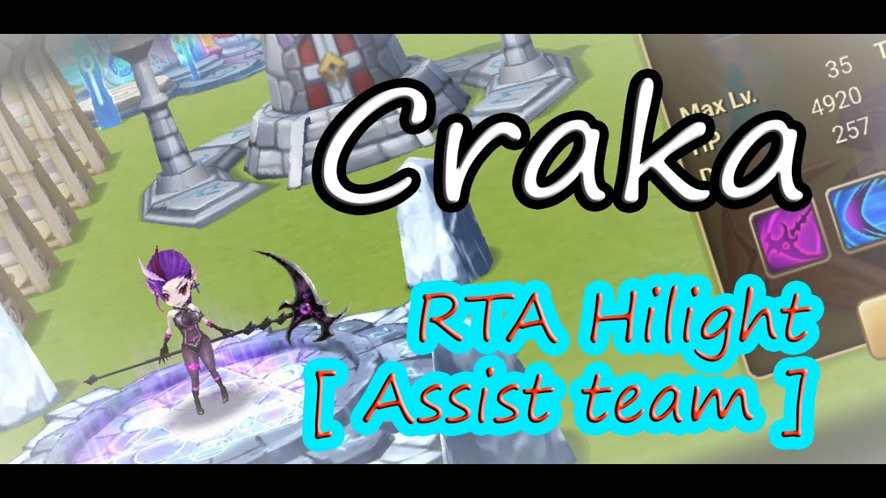 Craka Dark Hell Lady RTA Hilight [ Assist team ] - Summoners War 2021 | Zen SMW