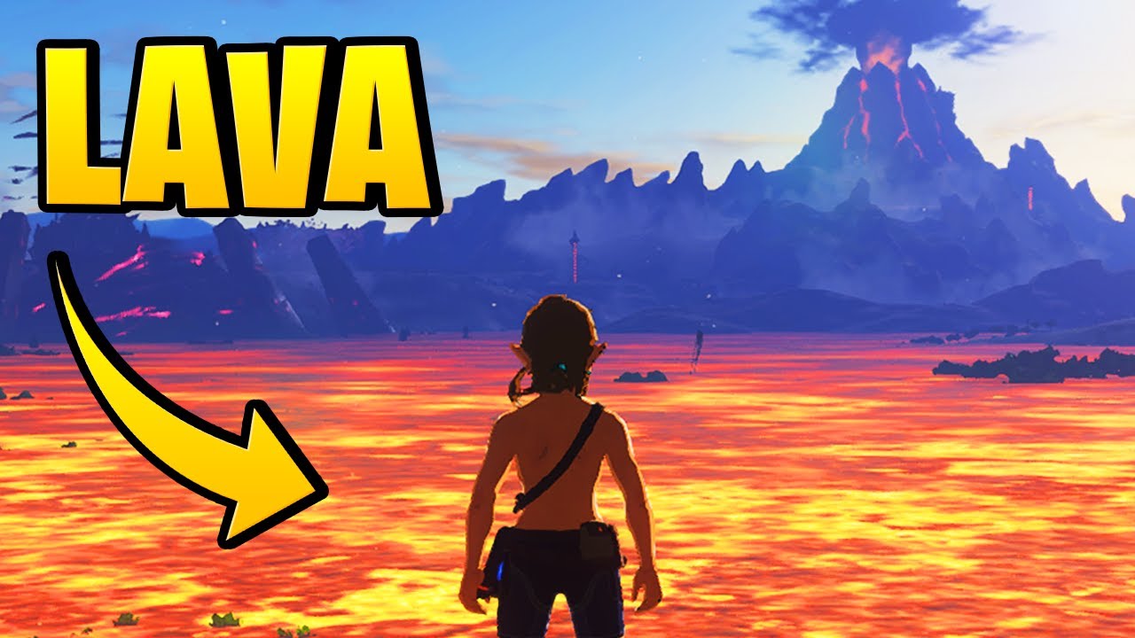 Zelda BOTW aber der BODEN IST LAVA (Zelda Breath of the Wild Deutsch Challenge)