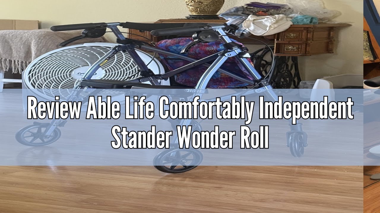 Review Able Life Comfortably Independent Stander Wonder Rollator, Lightweight Folding Space Saver Mo