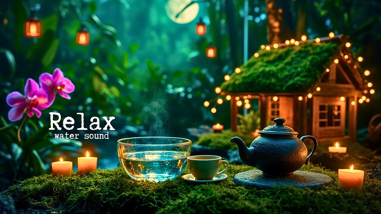 Healing Piano with Flowing Water Sounds 🌿 Insomnia Relief, Calm Anxiety & Deep Relaxation