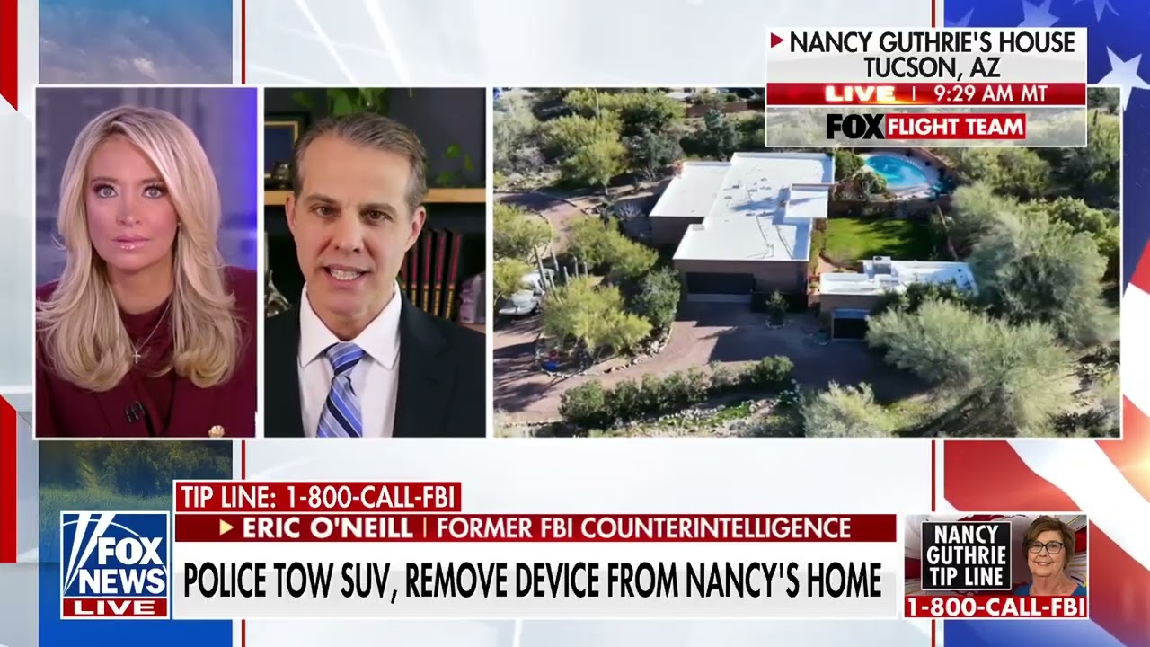 Eric O'Neill says FBI actively inspecting new message in Nancy Guthrie disappearance case  Fox News
