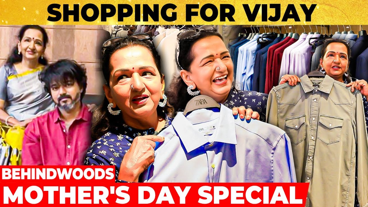 LEO Vijay-யின் Favourite இது... Shoba அம்மாவின் அன்பான Gift 🥰 Mother's Day Shopping Video