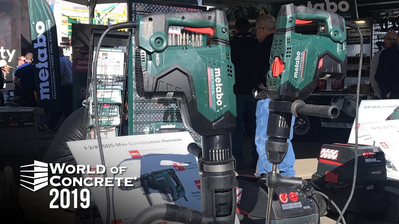 All NEW Metabo Rotary Hammers at the 2019 World of Concrete