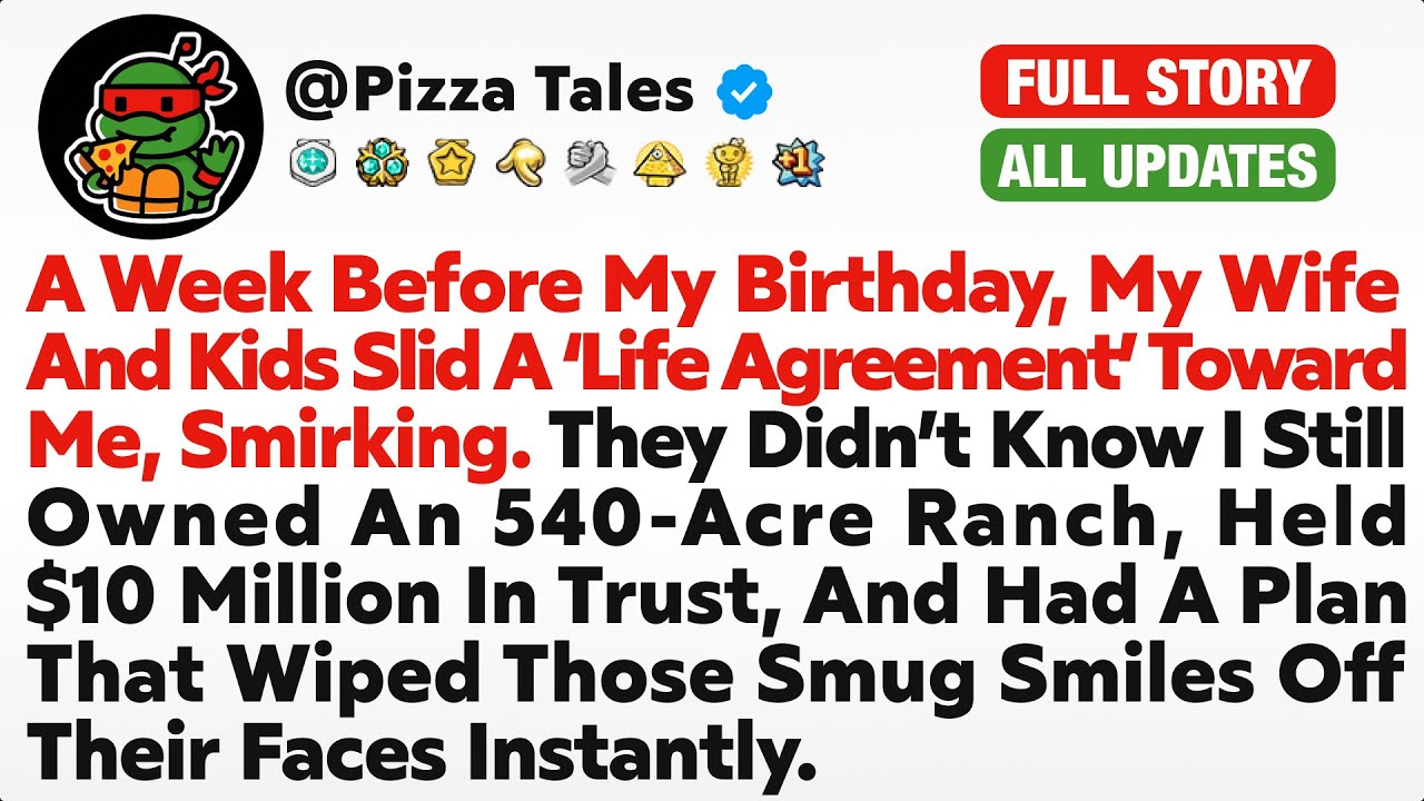 A Week Before My Birthday, My Wife And Kids Slid A ‘Life Agreement’ Toward Me, Smirking. They…