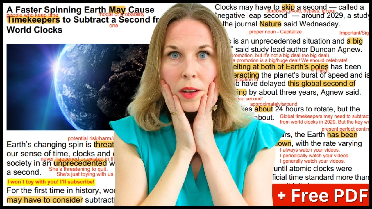 Read an Advanced Article with Me | Reading & Listening Method