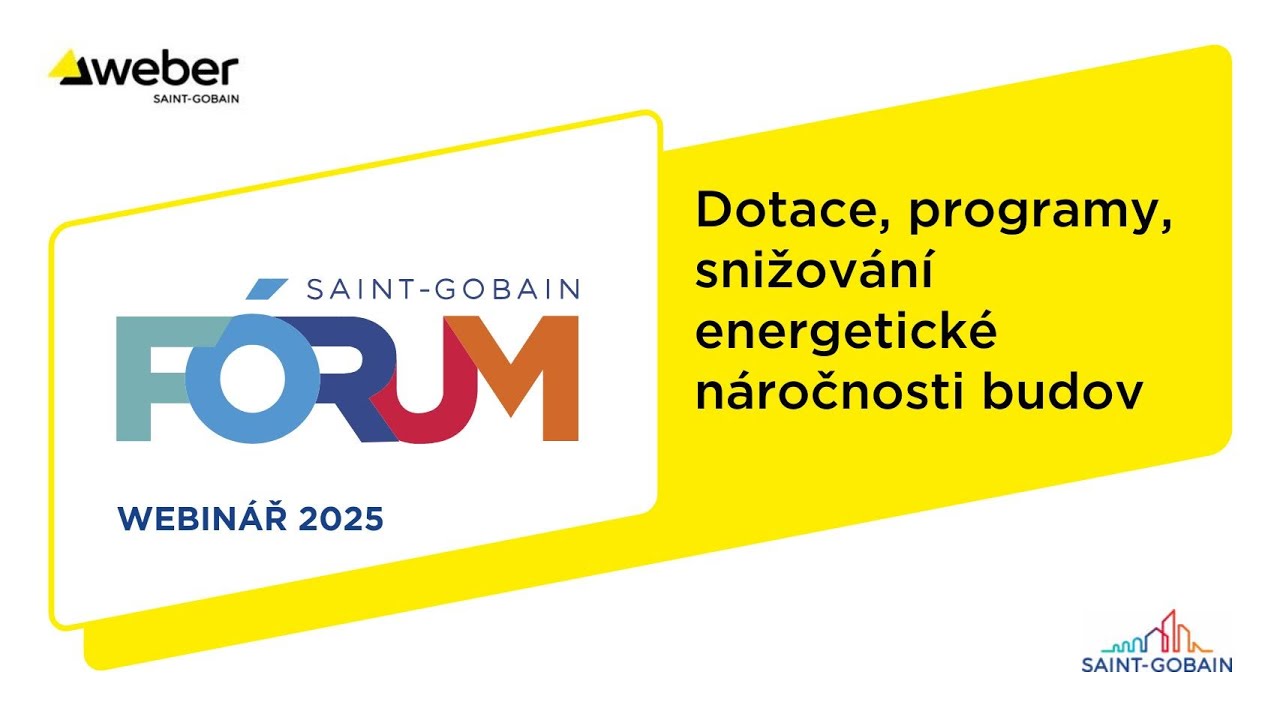 Webinář: Dotace, programy, snižování energetické náročnosti budov