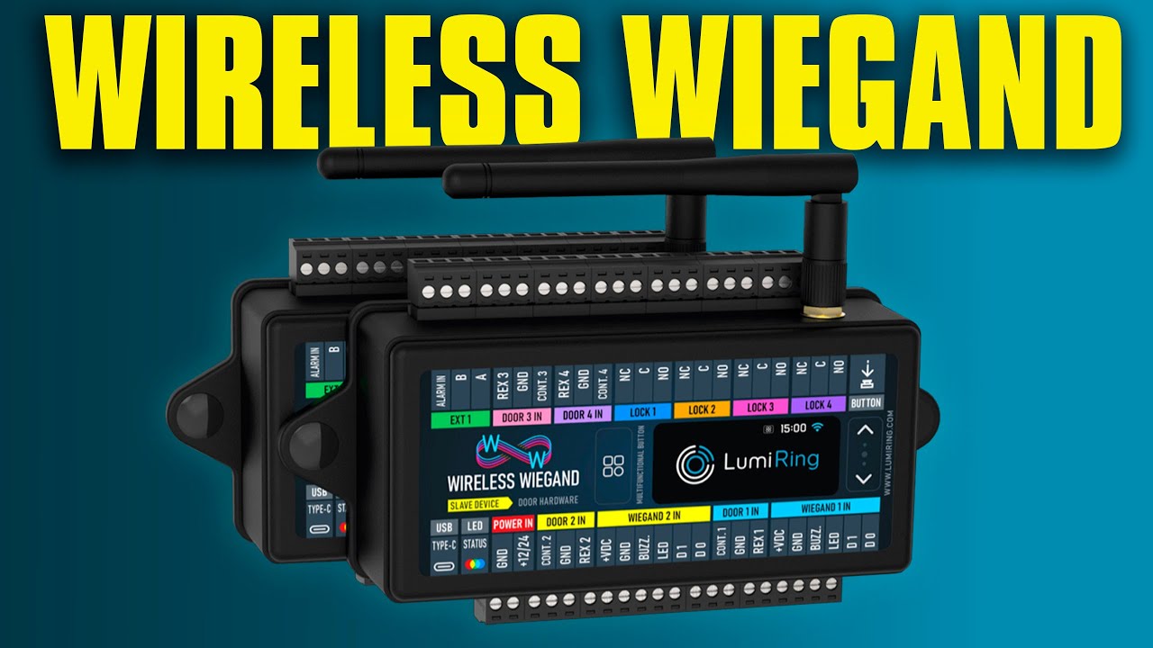 Wireless Wiegand by LumiRing: Point To Point Bridge Device