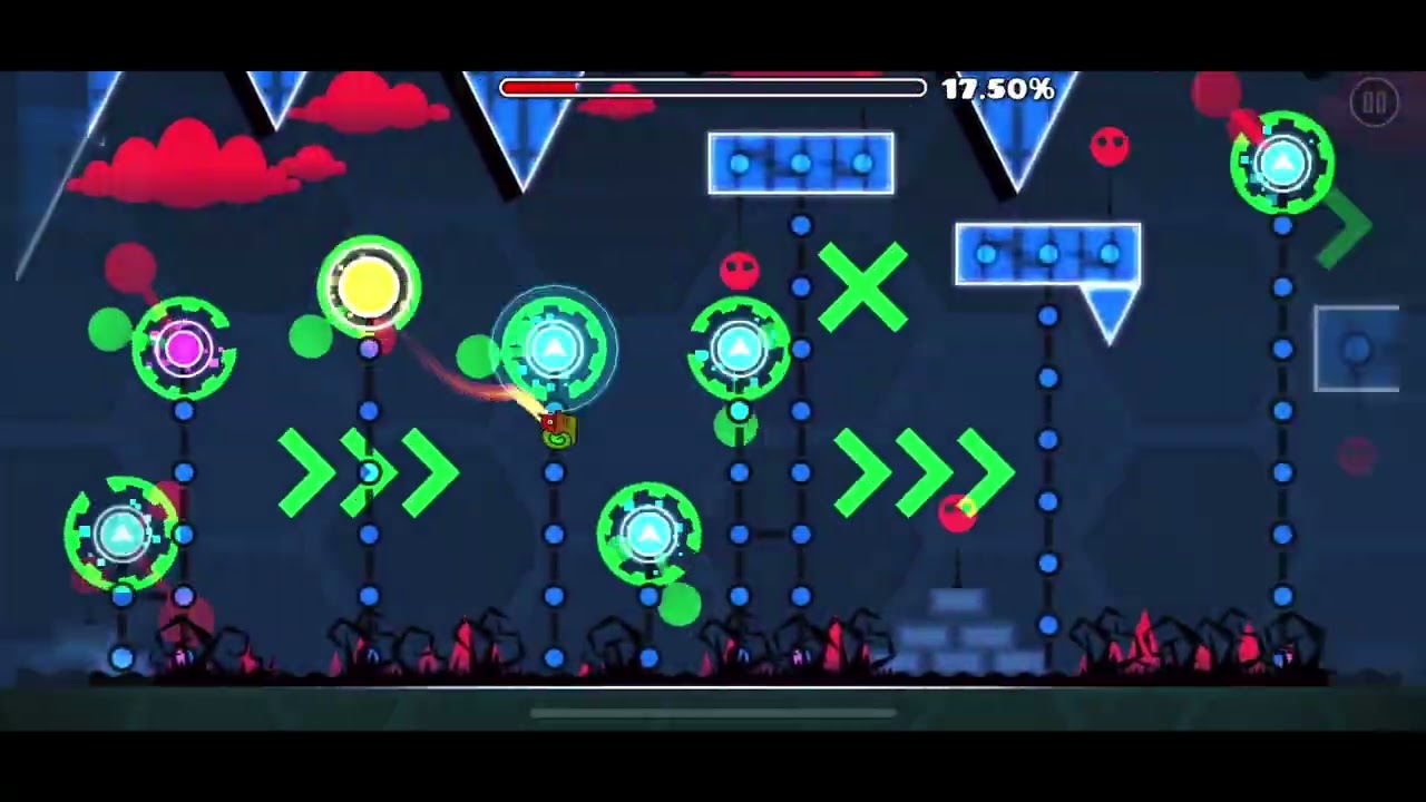 SkyTech от Rek3dge 100% - Geometry Dash (Самый сложный демон из списка Insane, 9 звезд)