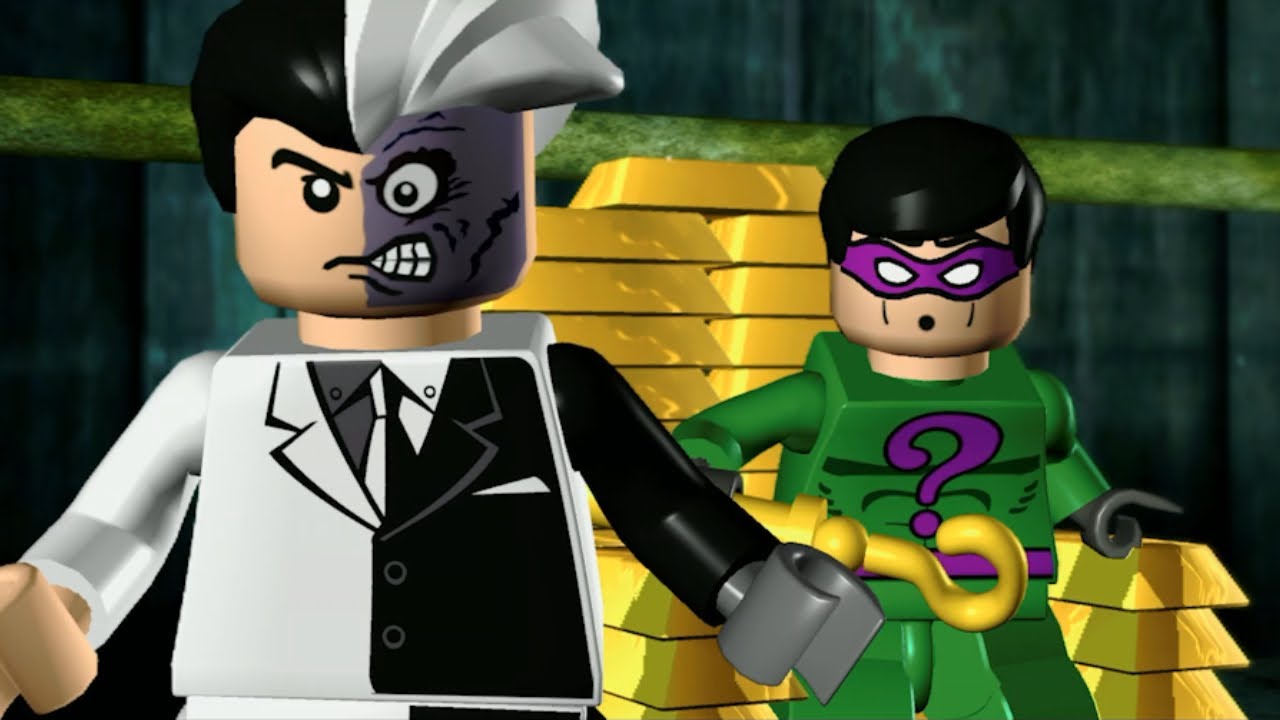 Lego Batman: The Video Game Playthrough - Episode 1-5 The Riddler's Revenge - The Face-Off