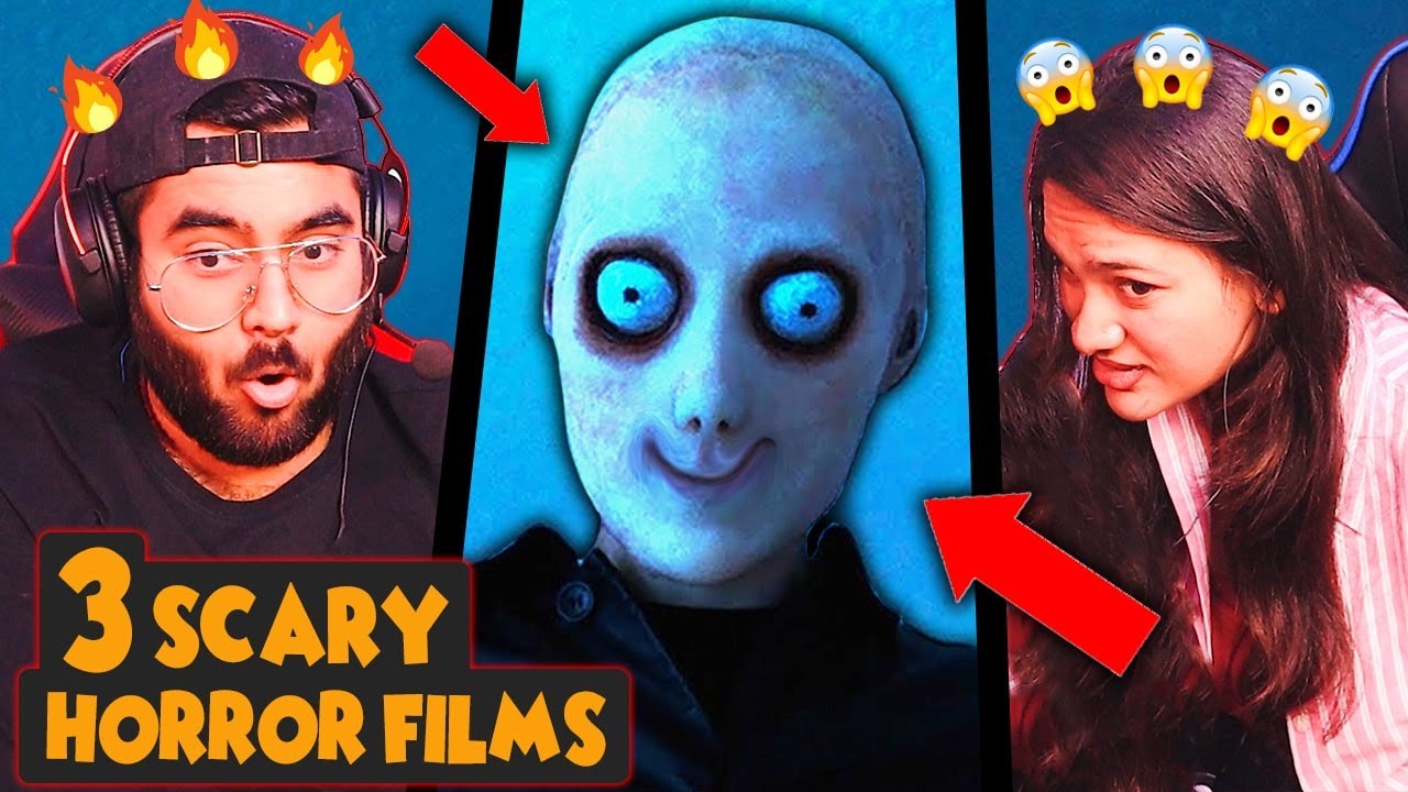Reacting to 3 Horror ~ short films 🤯 @CookiePie  | Hitesh KS
