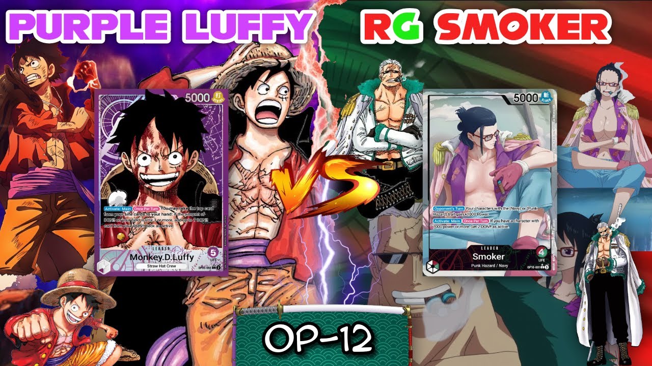 [OP12] Purple Luffy vs. RG Smoker (POV) One Piece TCG {Locals: Round 1}
