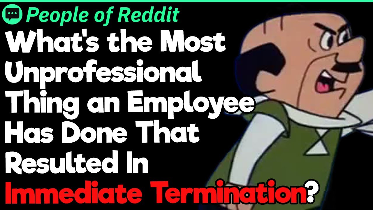 That's It, You Are FIRED!