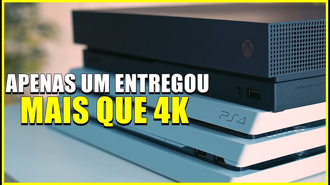 PS4 PRO ou XBOX ONE X: Qual fez mais sentido?