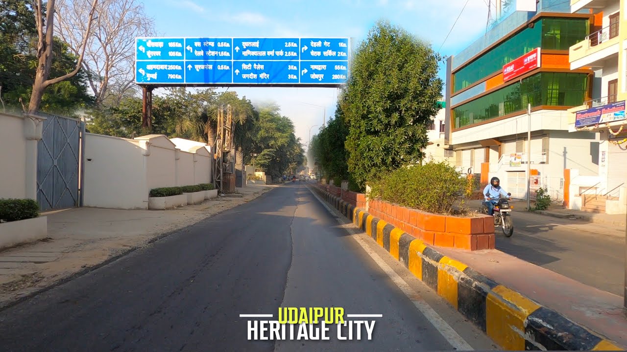 4K Drive in Udaipur | Heritage City of Rajasthan | Morning Drive