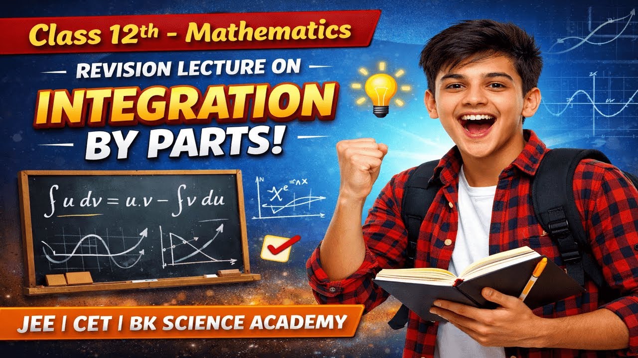 12 класс - Математика (Тема - Повторение интегрирования по частям) I JEE I CET I BK Science Academy
