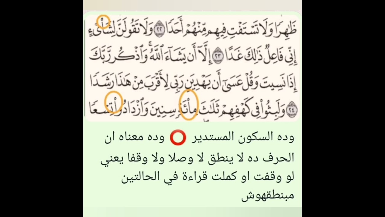 ١٤- (أشكال السكون) ٤،٣ - السكون المستدير والمستطيل