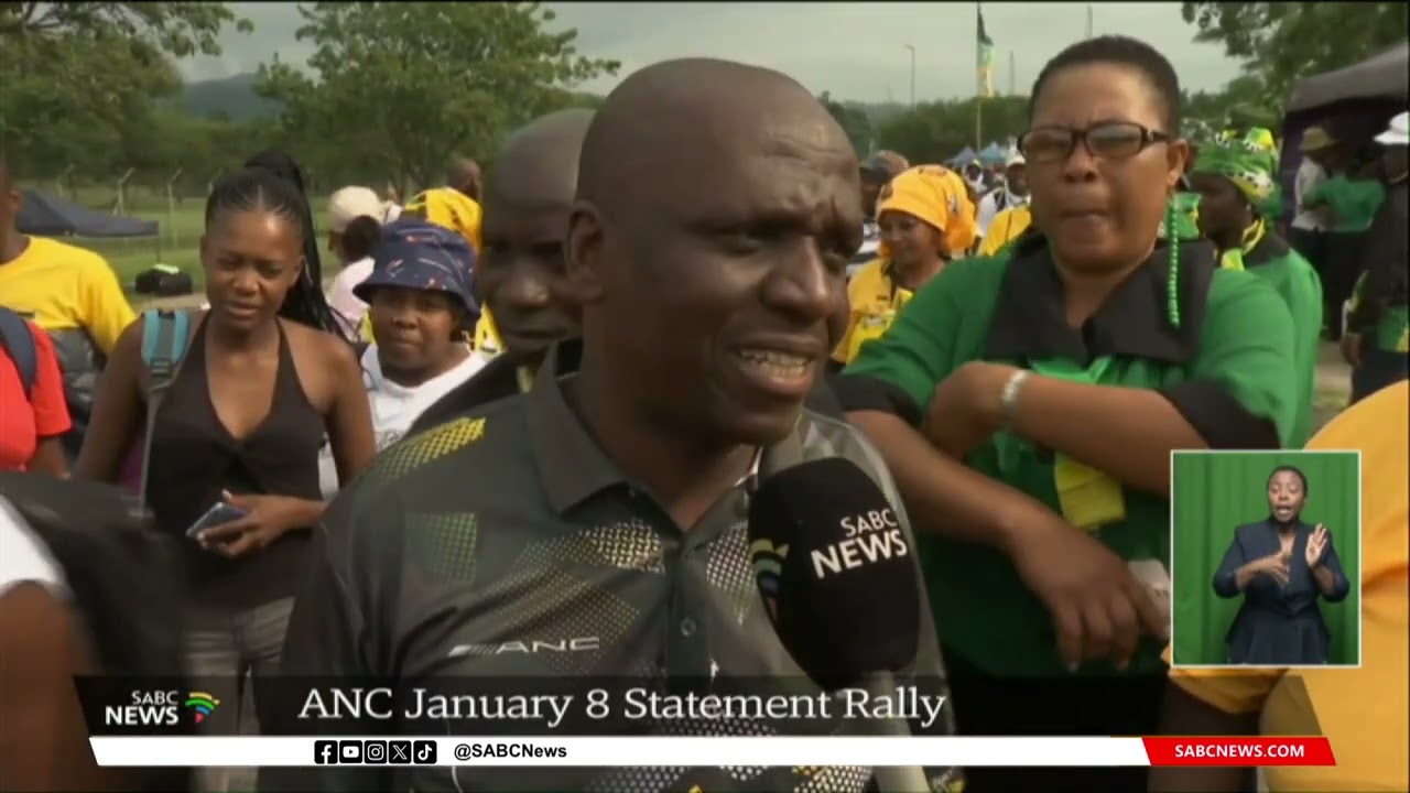 ANC January 8 Statement Rally: Supporters express their views