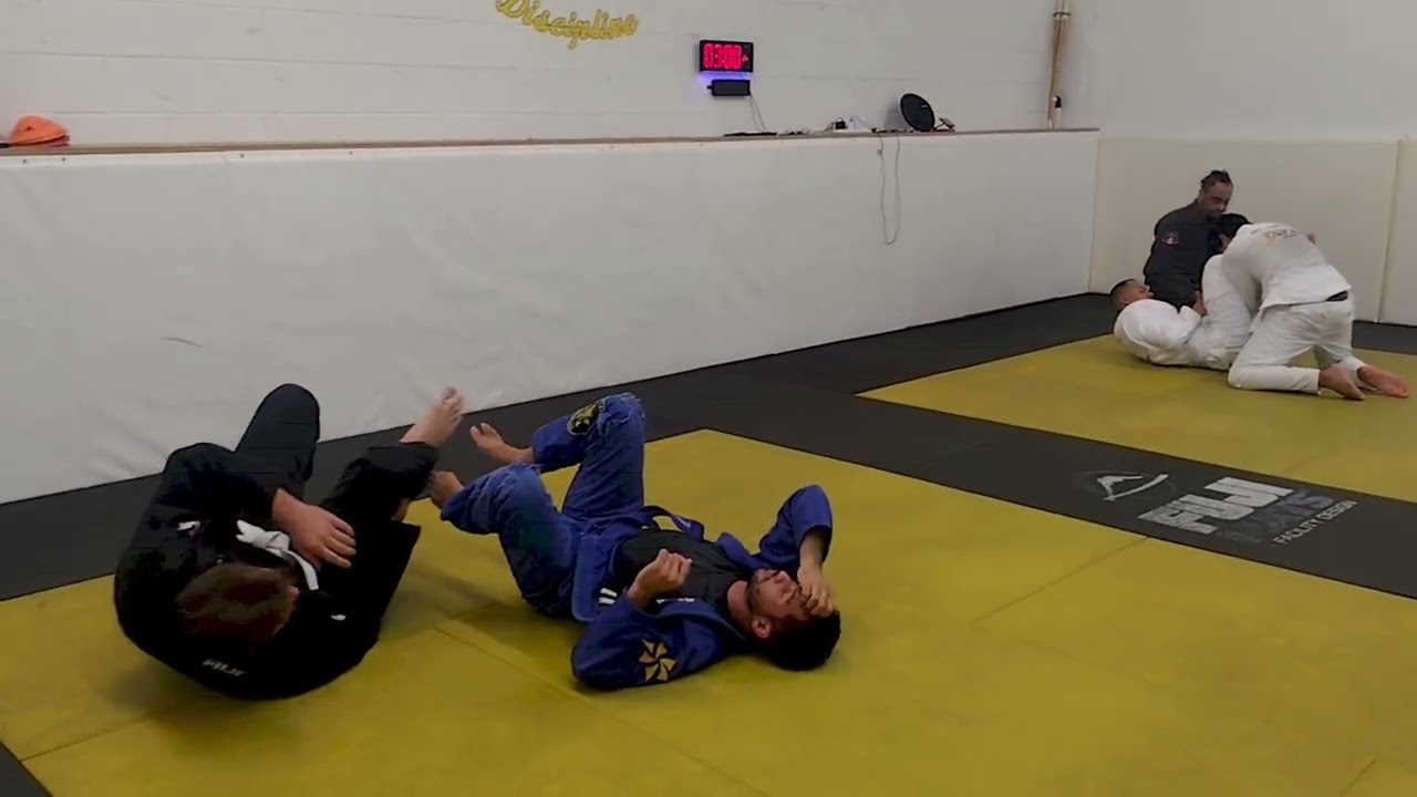 Rolling at Ribeiro BJJ Day in the Dojo 13