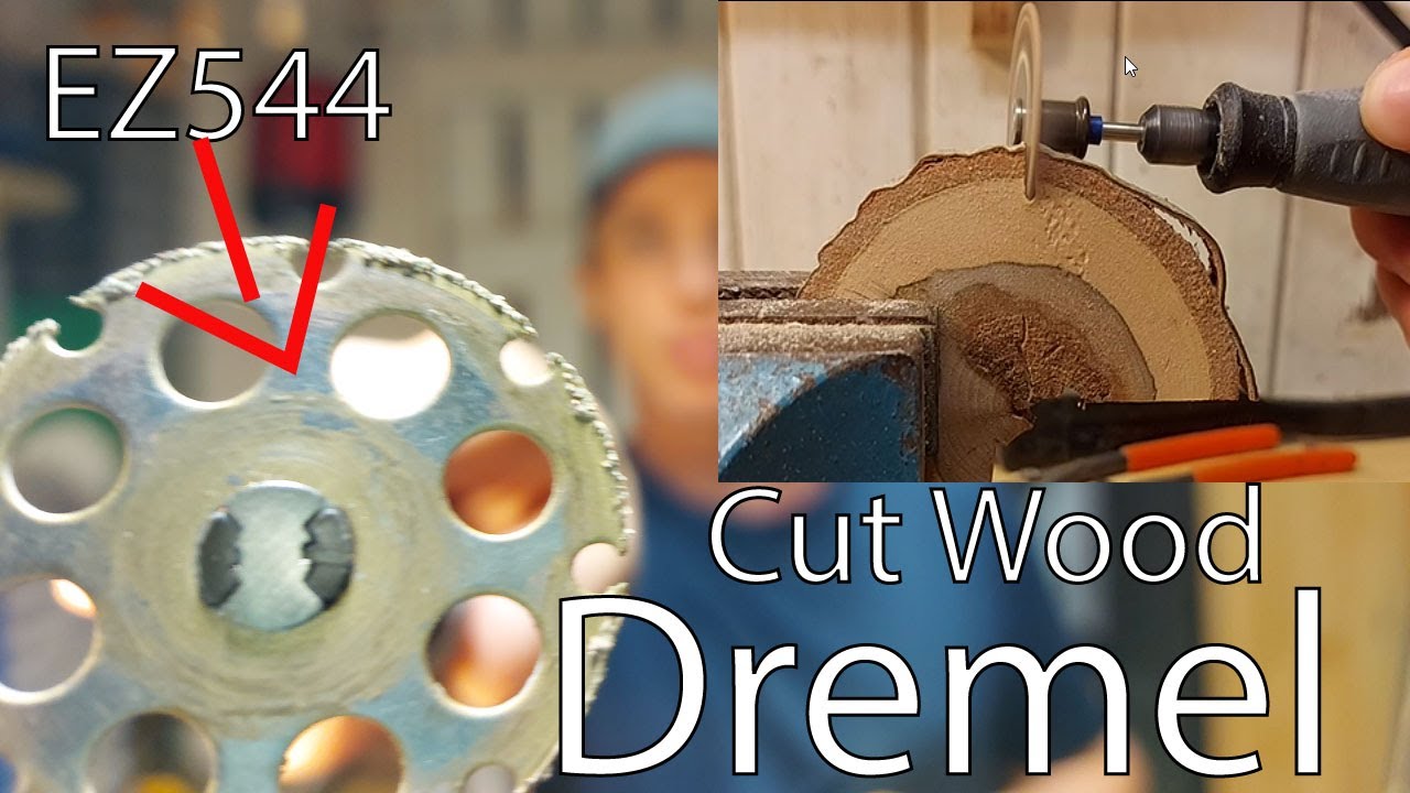 Cut Wood With Dremel EZ-lock Wood Cutting Wheel #EZ544