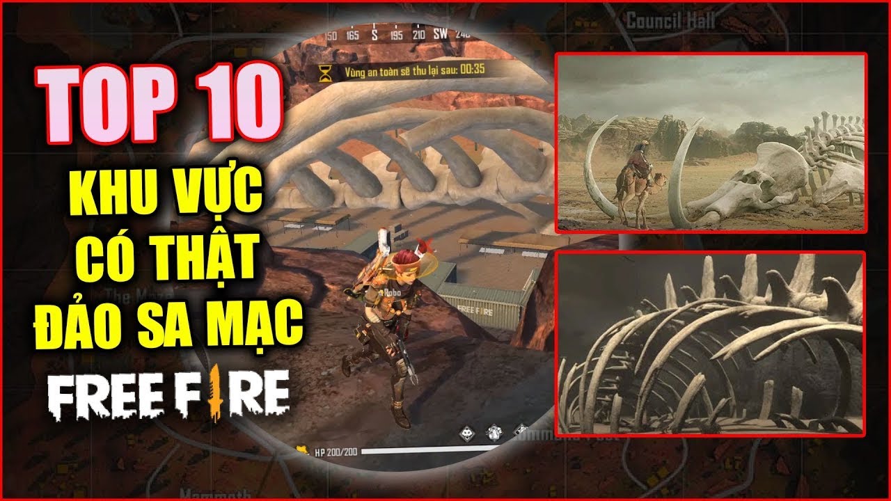 Free Fire | TOP 10 Khu Vực Đảo Sa Mạc C&oacute; Thật Ngo&agrave;i Đời Thật | Rikaki Gaming