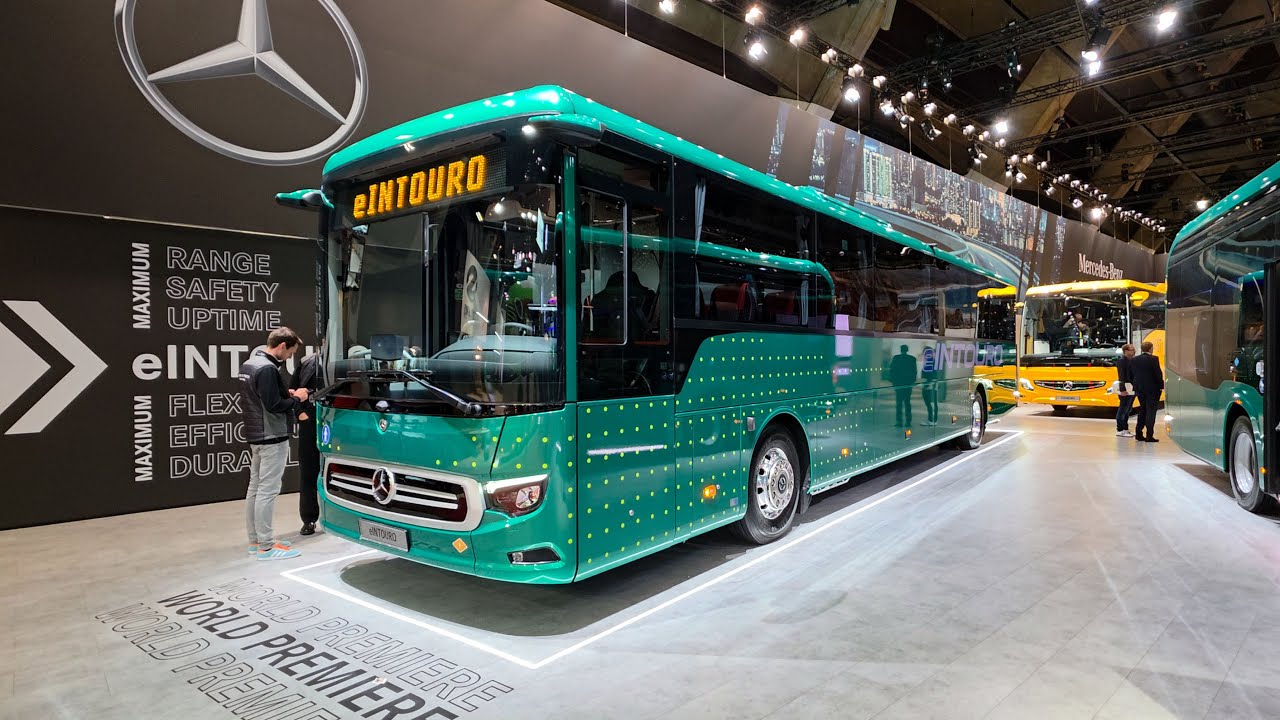 Mercedes-Benz eIntouro Electric Coach - Busworld Europe 2025