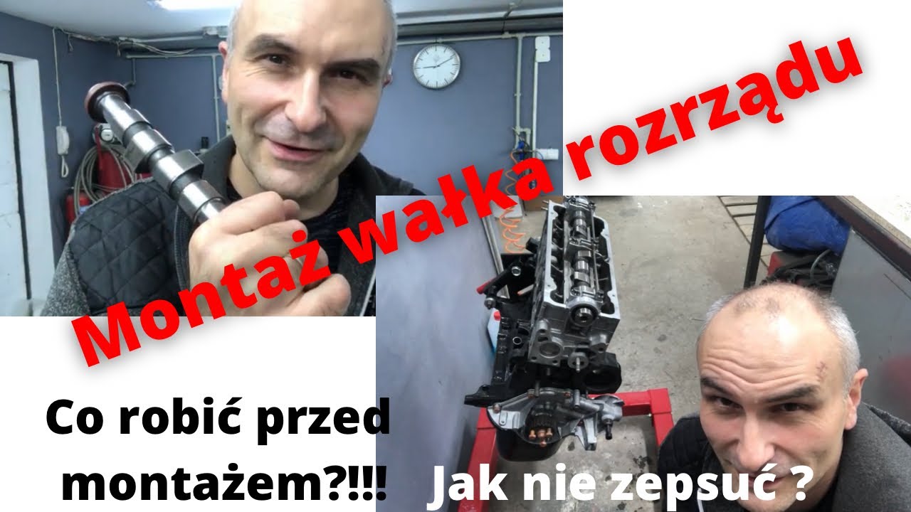 Montaż wałka rozrządu fiat 1 1 fire