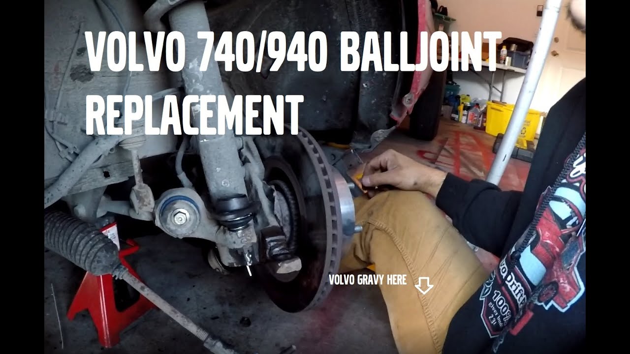 HOW TO REPLACE A VOLVO 740/940 BALLJOINT + TURBO 740 DRIFT CAR TEST DRIVE!