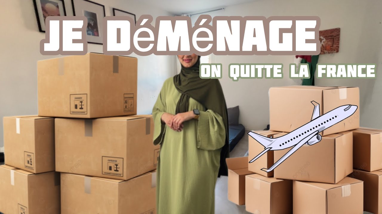 JE DÉMÉNAGE ON QUITTE LA FRANCE🤩Vlog je vide ma maison