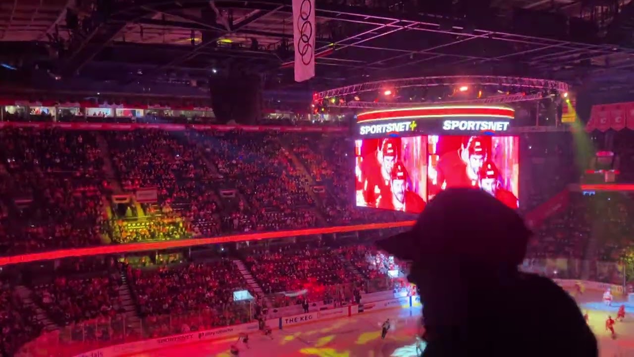 Calgary Flames Intro December 31st 2025 anthem.