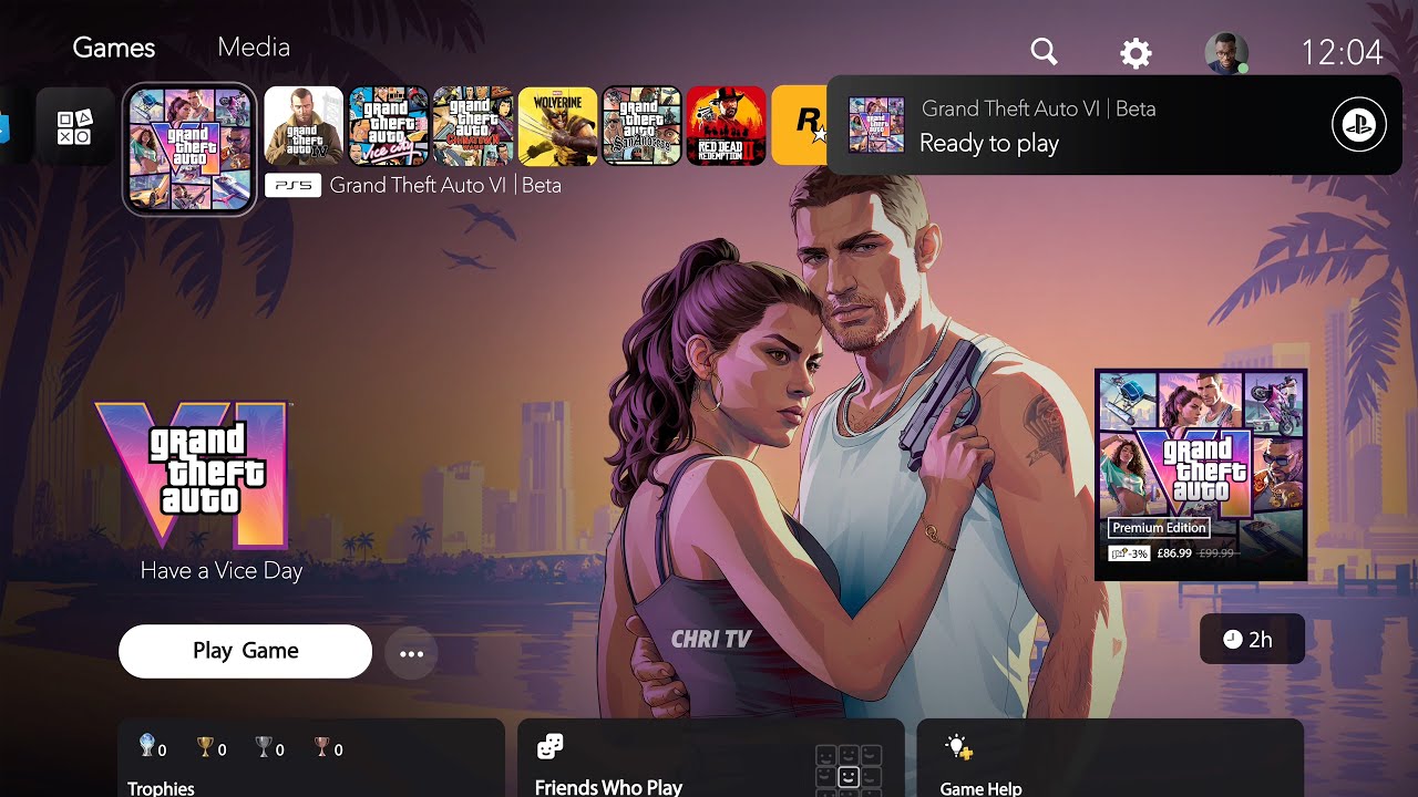 Первый взгляд на геймплей Grand Theft Auto VI&trade; | PS5 (Концепт)
