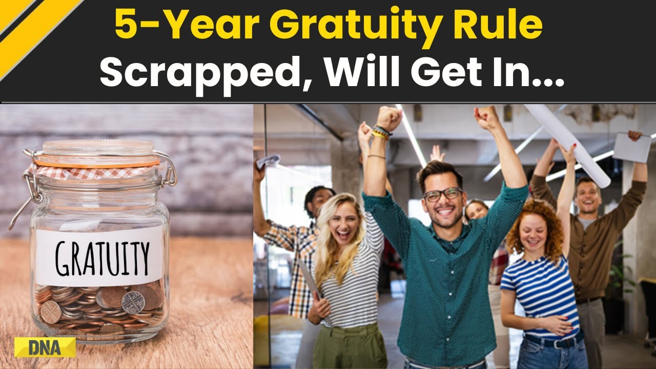 Employment News: Gratuity Eligibility Reduced To 1 Year From 5 In New Labour Rules, Check Details