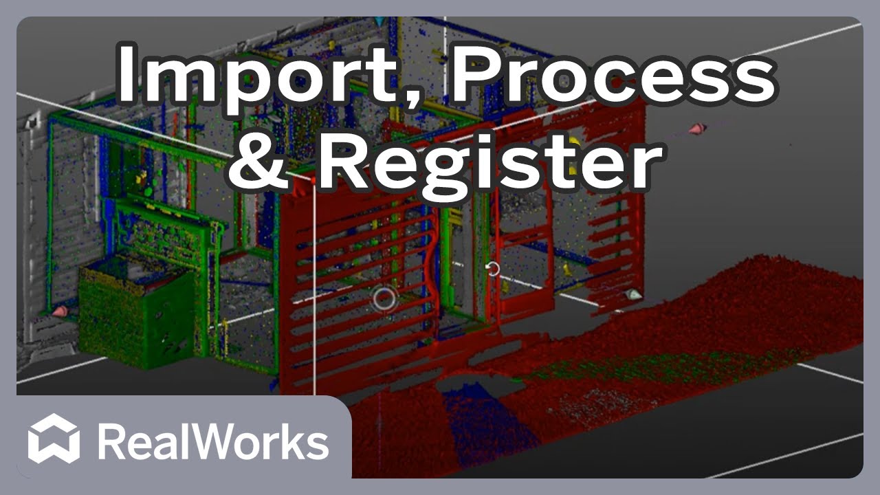 Импорт, обработка и регистрация точек сканирования — Trimble RealWorks 10.4