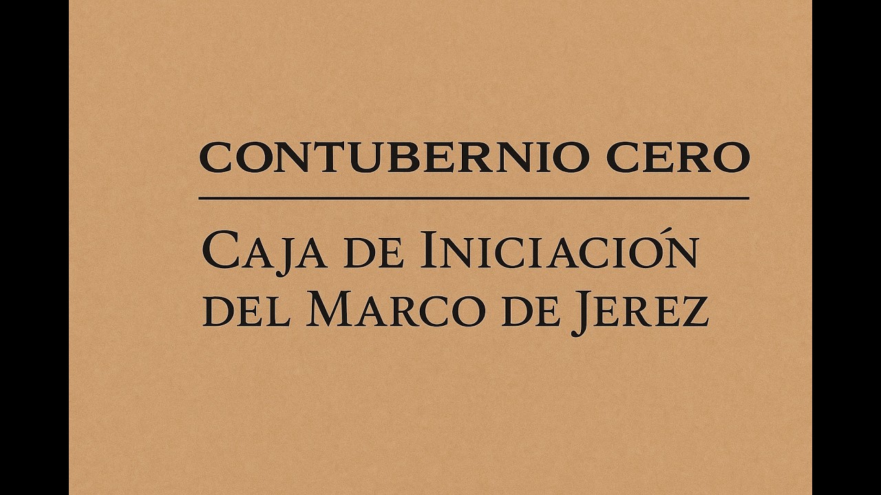 CONTUBERNIO CERO Ø | Caja de introducción al Marco de Jerez