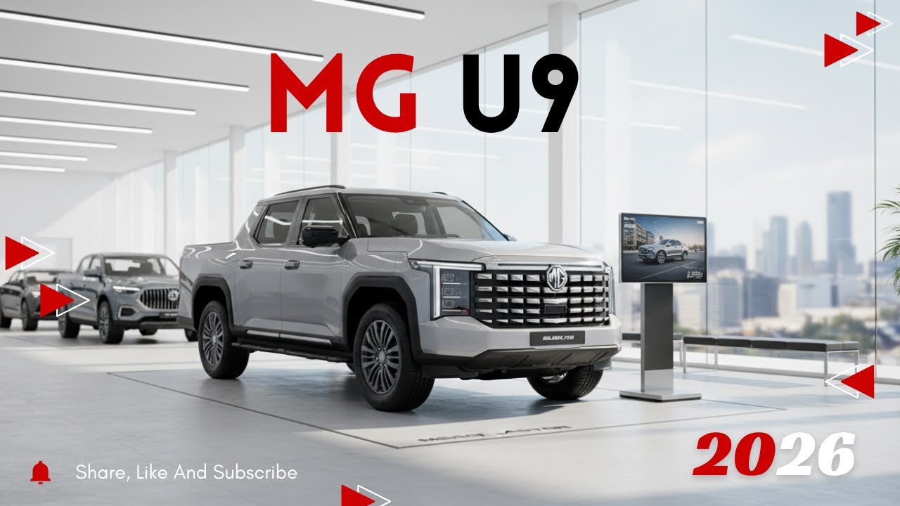 2026 MG U9 First Look &ndash; Luxury Ute With SUV Comfort