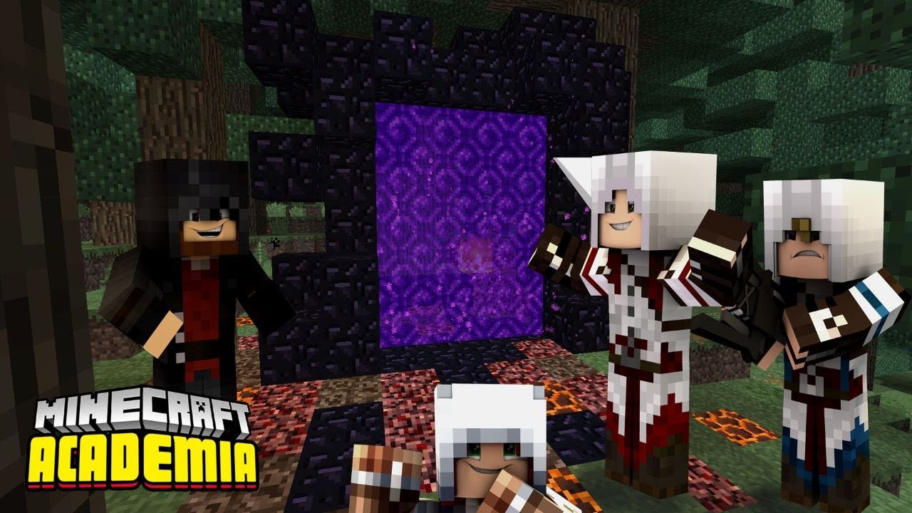 TEN PORTAL JEST WŁĄCZONY?! | MINECRAFT ACADEMIA |