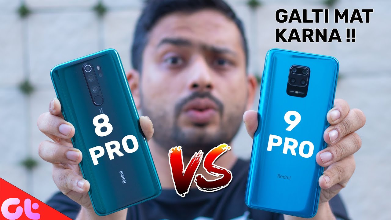 Redmi Note 9 Pro vs Note 8 Pro Comparison with Camera and Gaming | THE REAL PRO? | GT Hindi